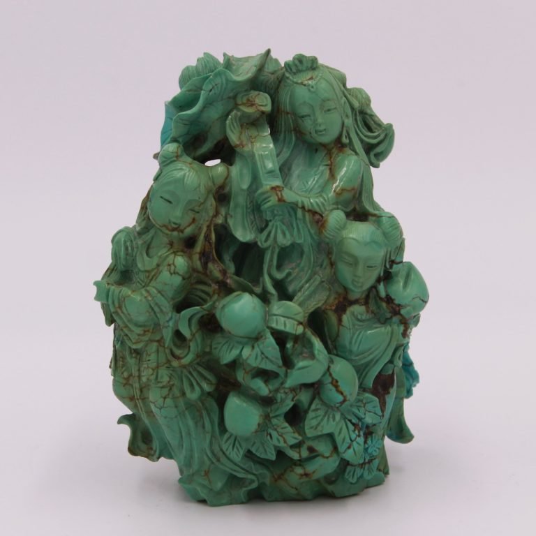 Jade Sculpture, Three Goddesses