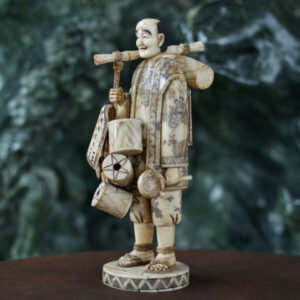 Métiers 2 : Vendeur ambulant, allant de village en village (porteur de paniers et ustensiles).