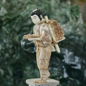 Jeune bûcheron étudiant