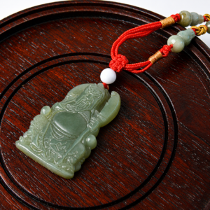 Collier en Jade Néphrite - Guan Yu, général légendaire