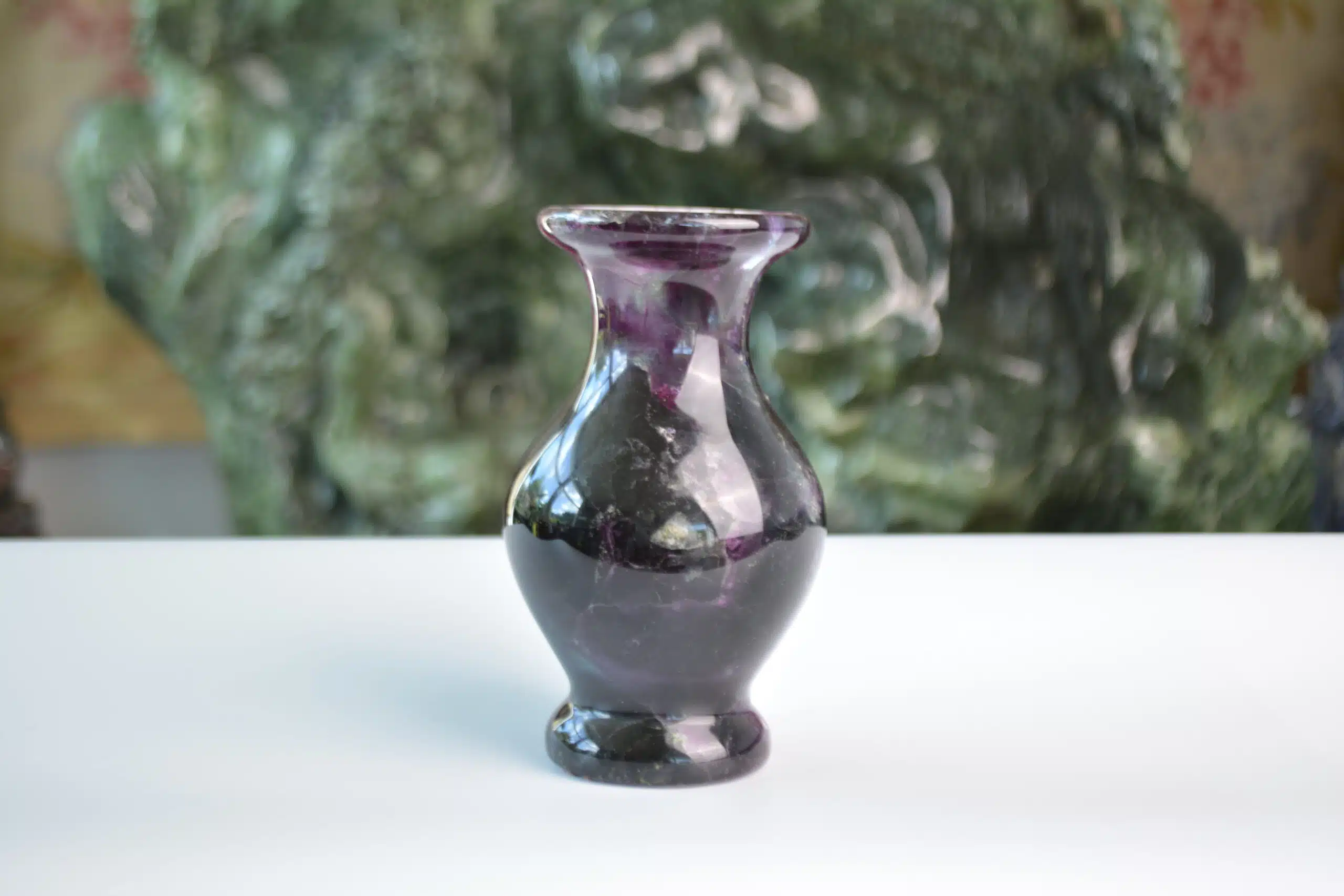 Duo - Flacon et Hotei en fluorite – Image 2