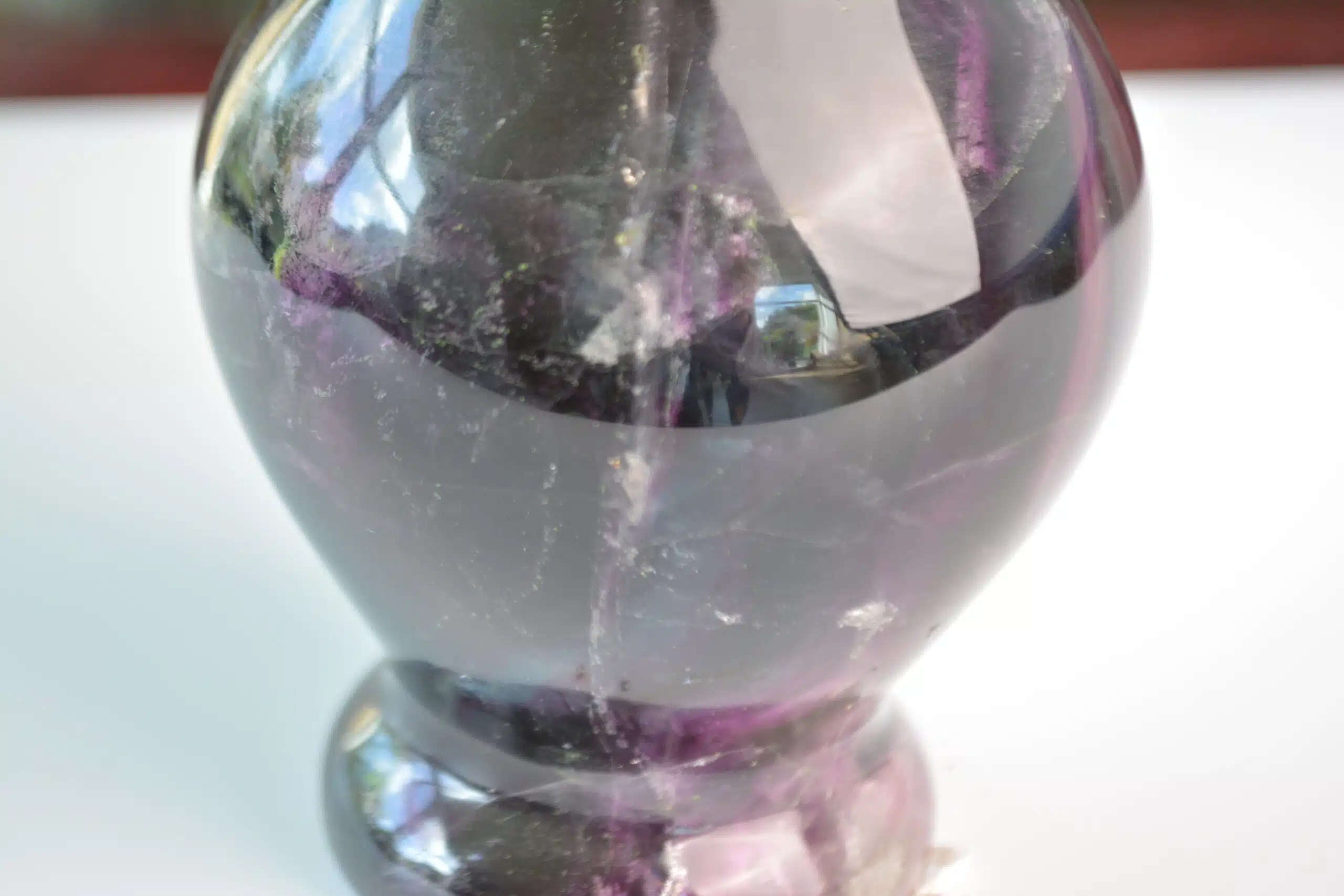 Duo - Flacon et Hotei en fluorite – Image 4