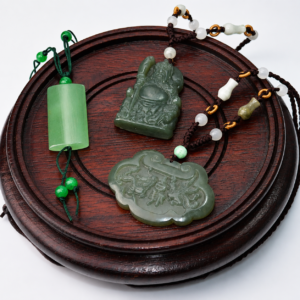 Jade and Quartz “Equilibre” Set - Dark Braided Necklaces